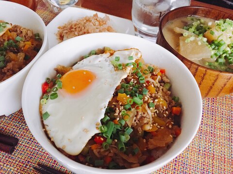 栄養たっぷり！カンタンガパオ風ごはん